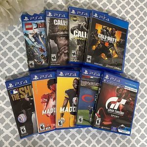 Ps4 Bundle Of 9 GAMES